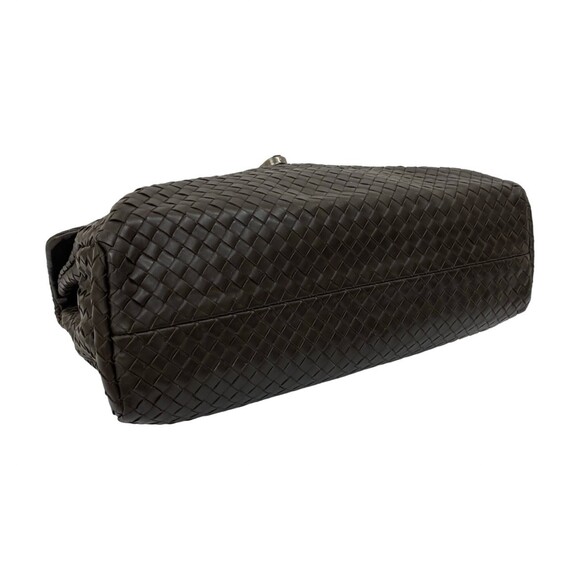 BOTTEGA VENETA Brown Leather Intrecciato Bag - Picture 7 of 10